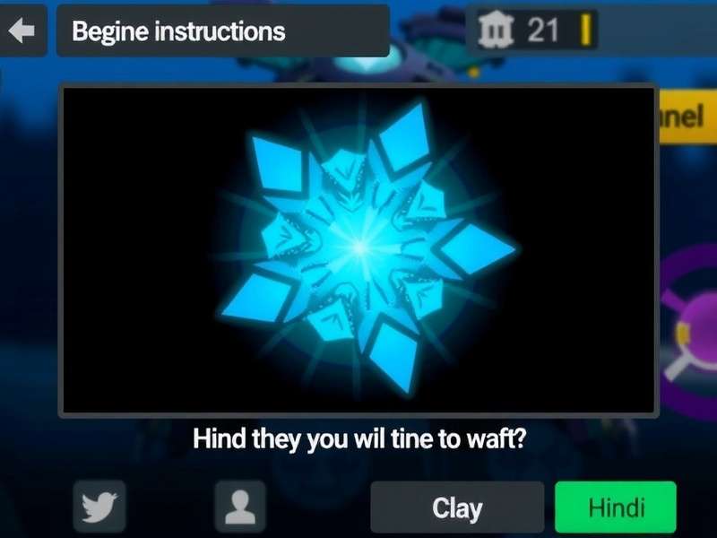 Volley Prime Titans beginner tutorial screen with Hindi instructions