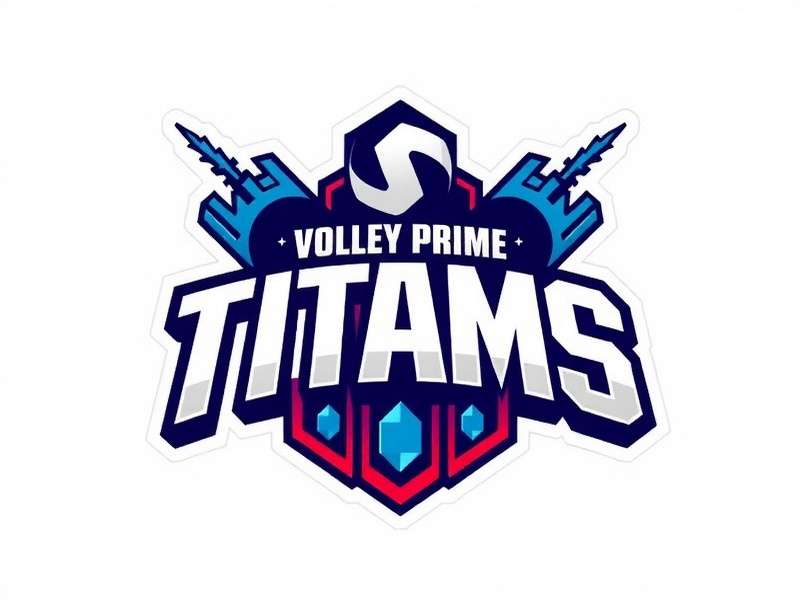 Volley Prime Titans official logo with tricolor elements
